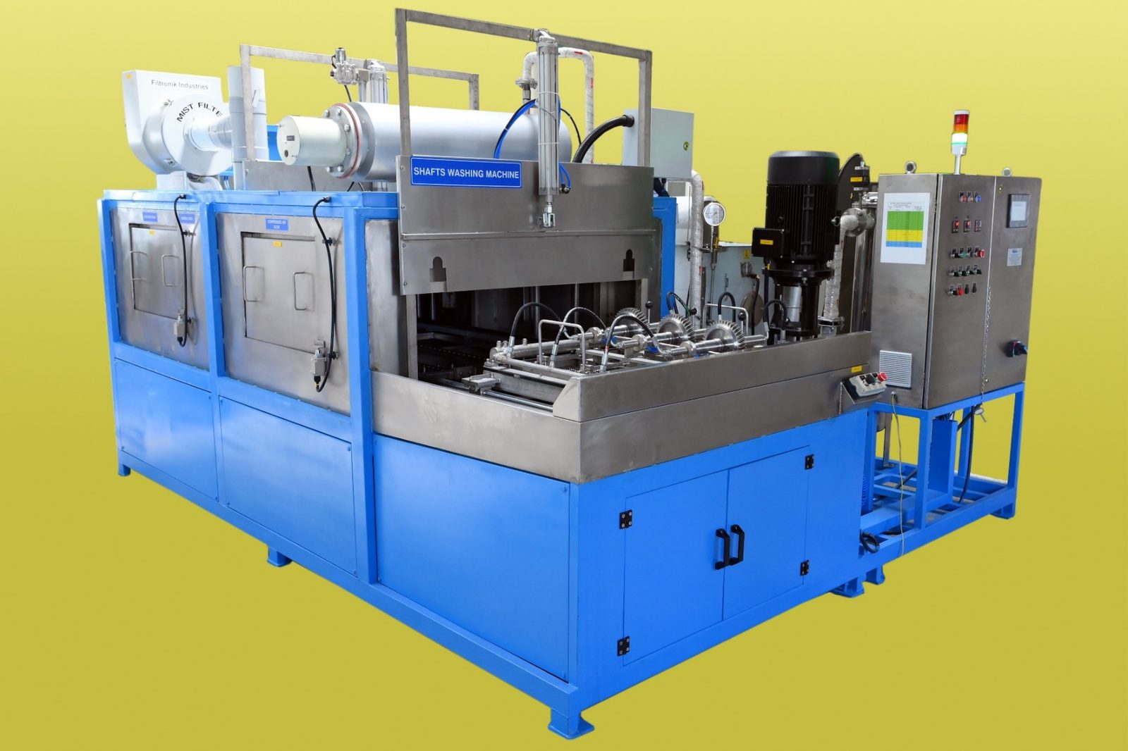 Tekwash machine in production